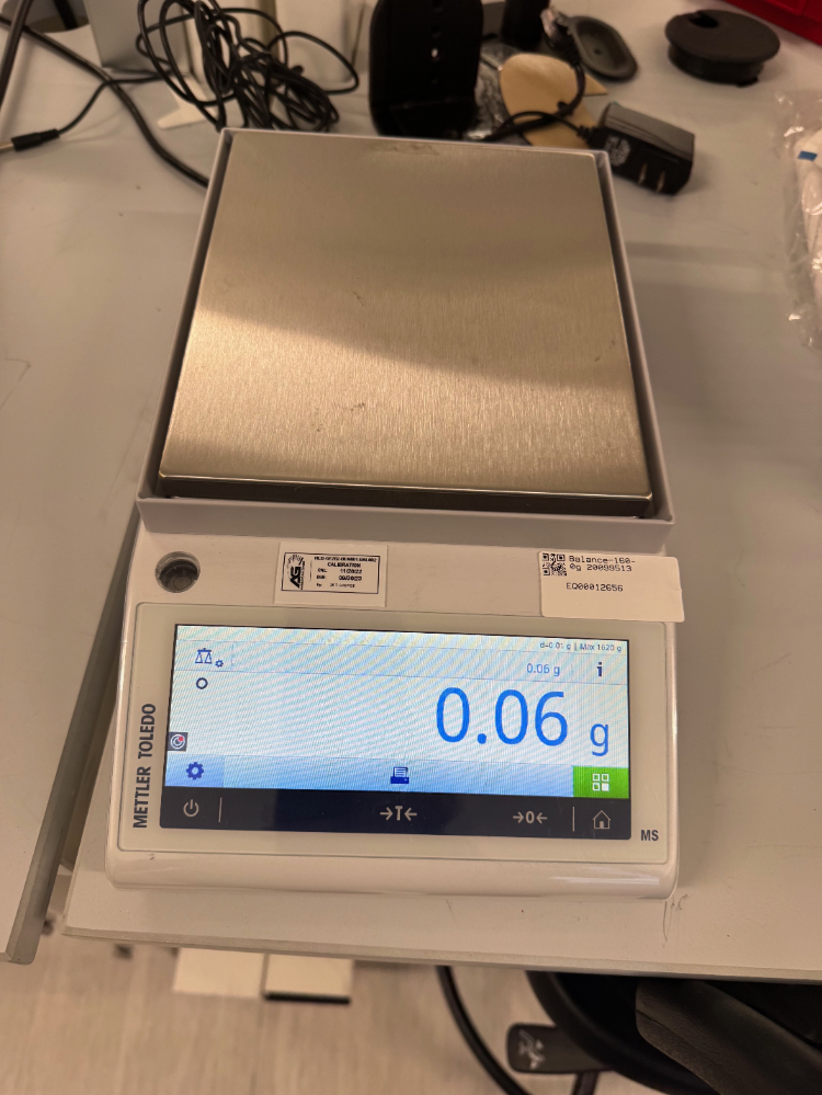 Image of Mettler Toledo MS1602TS Digital Scale